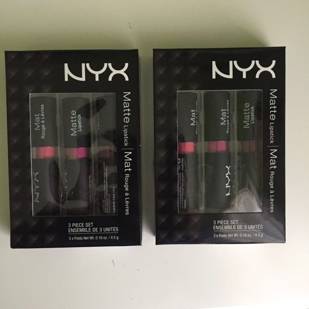 NYX Matte Lipstick Trio